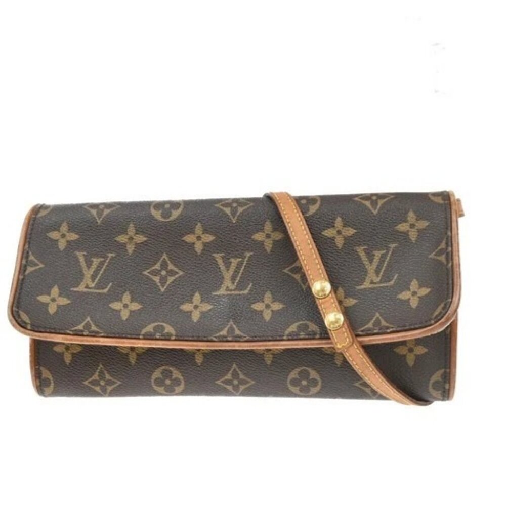 LOUIS VUITTON Pochette Twin GM 2Way Shoulder Bag Monogram BN USA M51852 30MA168